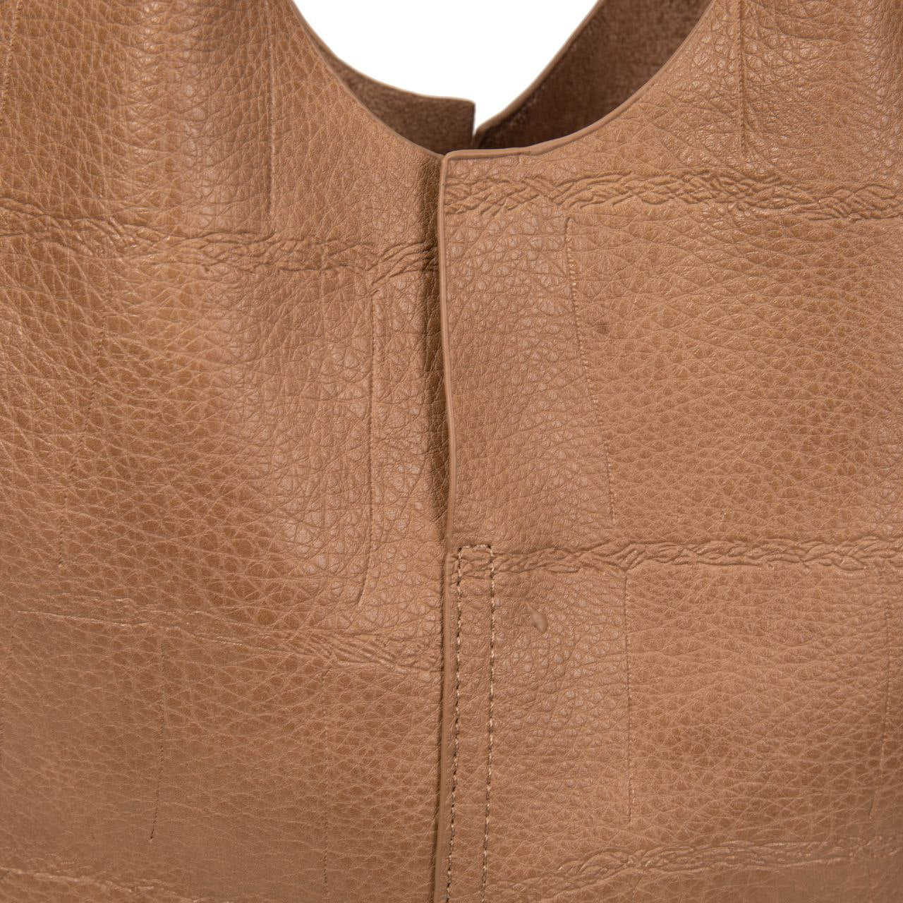 Bolso Mujer De Moda De Eco Cuero 32x30x12cm Con Asa Y Bandolera | Tote Elegante, Cartera De Cuero Para Diario