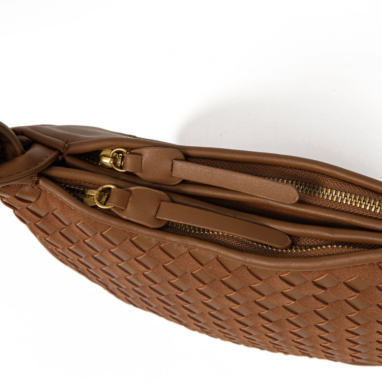 Bolso Mujer De Moda Tipo Bandolera – Bolso Pequeño De Eco Cuero Trenzado Con Estilo Casual