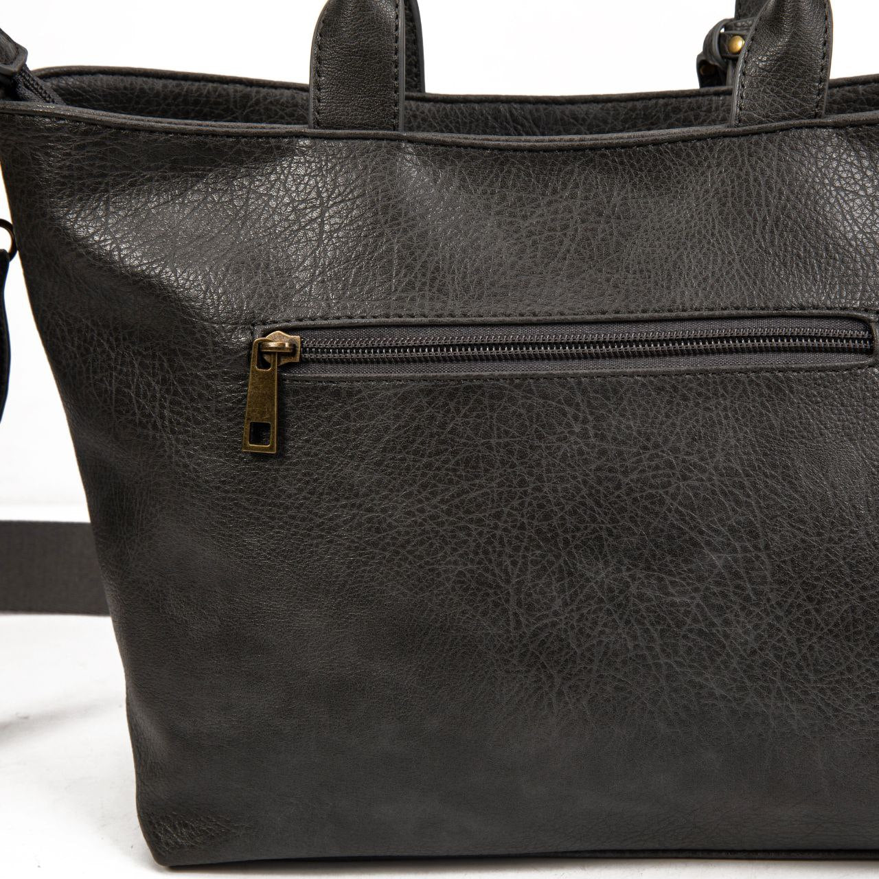 Bolso Mujer Vintage De Moda Con Borla – Bandolera Elegante De Eco-Cuero Grande En Negro, Marrón, Gris, Verde O Kaki