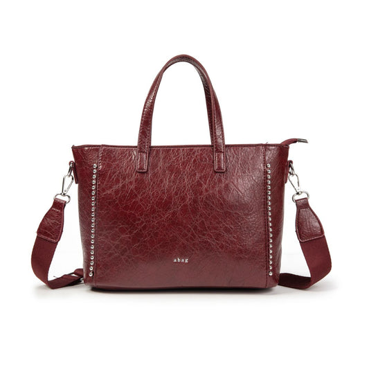 Bolso Mujer De Moda Tipo Tote Con Bandolera – Elegante Y Espacioso 32×20×11, Eco-Cuero Con Tachas, Ideal Para Oficina Y Día A Día