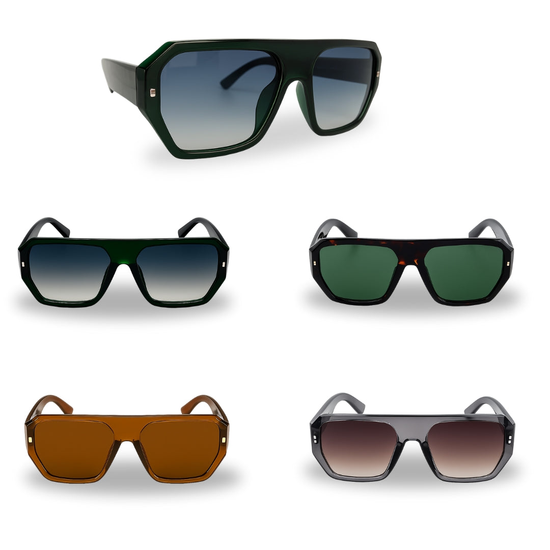 Gafas De Sol Unisex UV400 | Accesorio De Moda 2025 | Estilo TikTok | Gafas Para Hombre Y Mujer Con Funda De Regalo