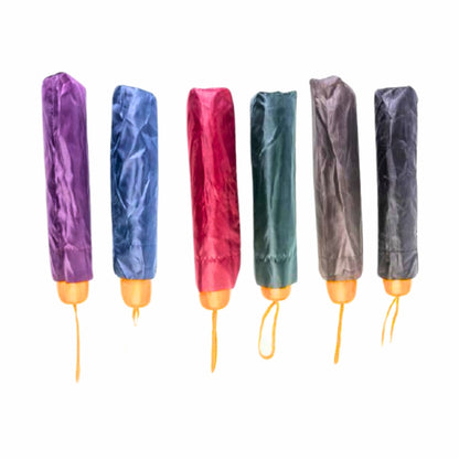 Paraguas Plegable Antiviento De Fibra Resistente Con 8 Varillas y Diseño Compacto