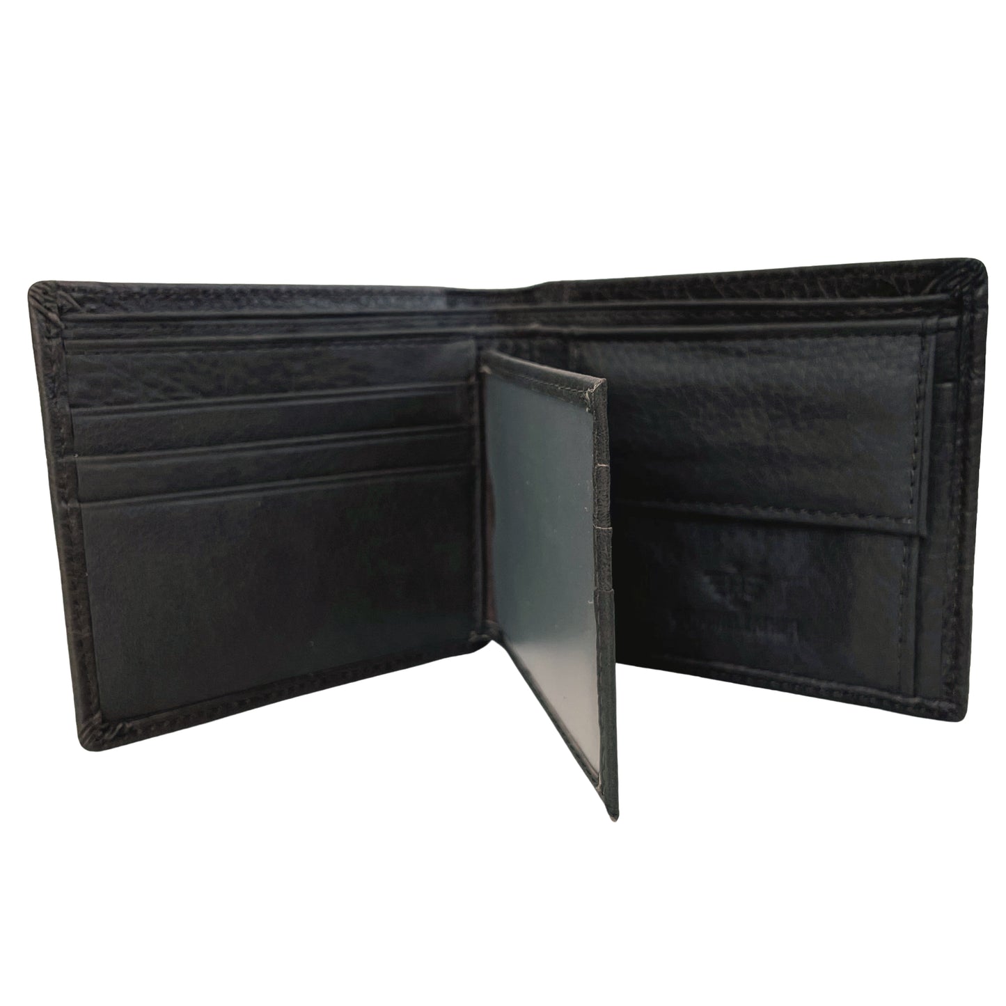 Elegante Cartera De Cuero Para Hombre Con Águila Grabada, Disponible En Negro, Marrón Oscuro Y Marrón Claro 11x9cm