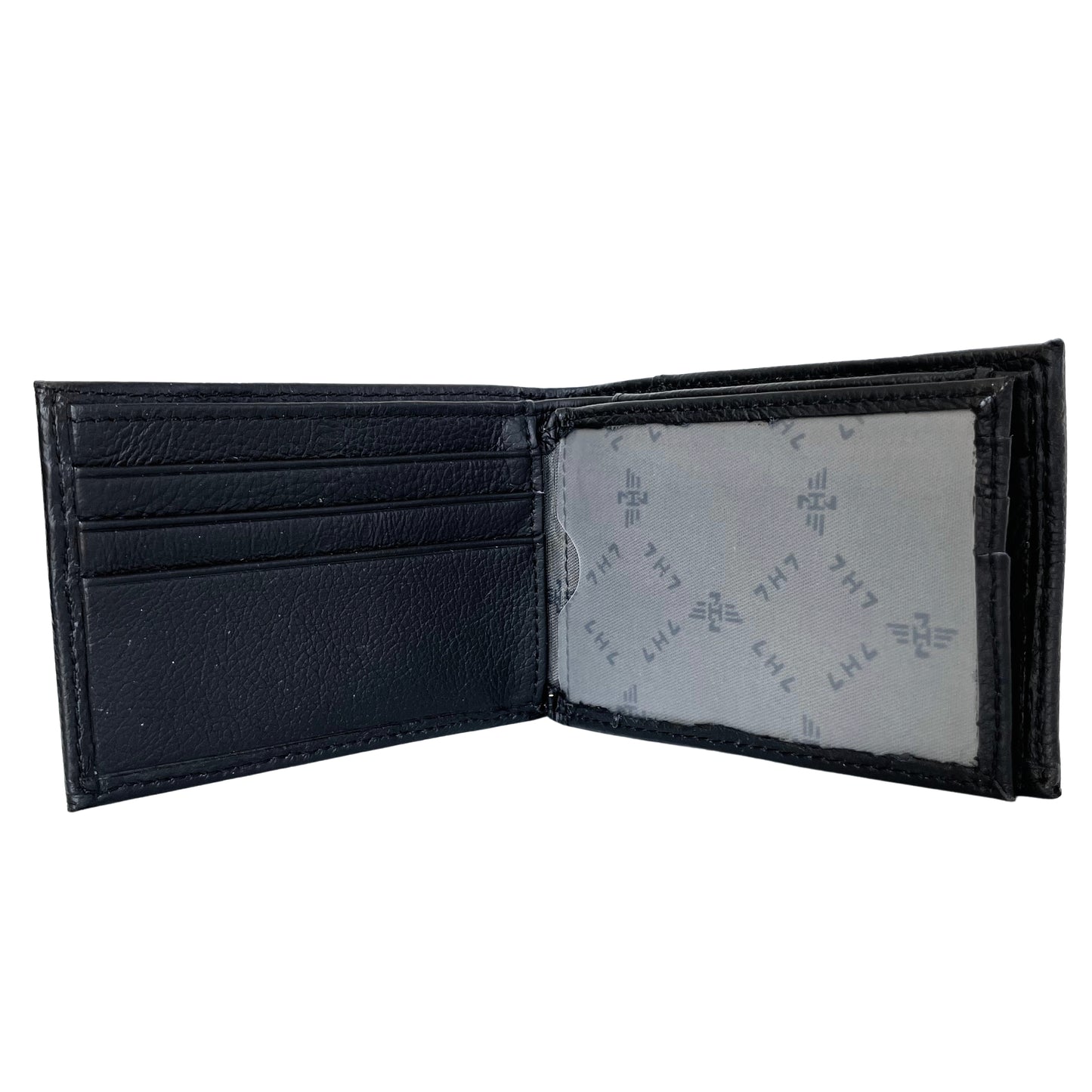 Cartera De Cuero Para Hombre Con Banda Elástica, Bolso Pequeño Negro 10,5x7cm, Diseño Moderno