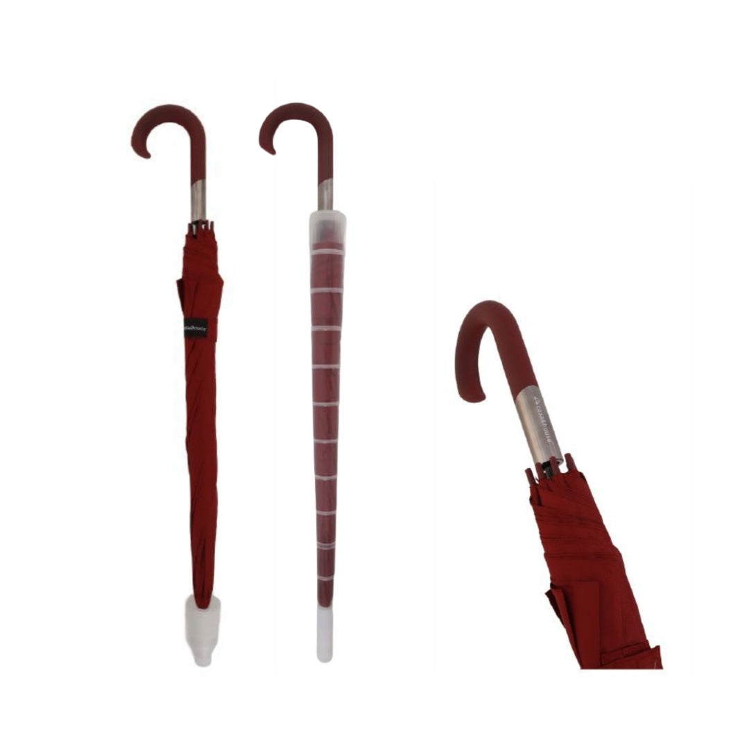 Paraguas Automático Antiviento Con Mango Antideslizante y Funda Antigoteo De Agua, 102 cm