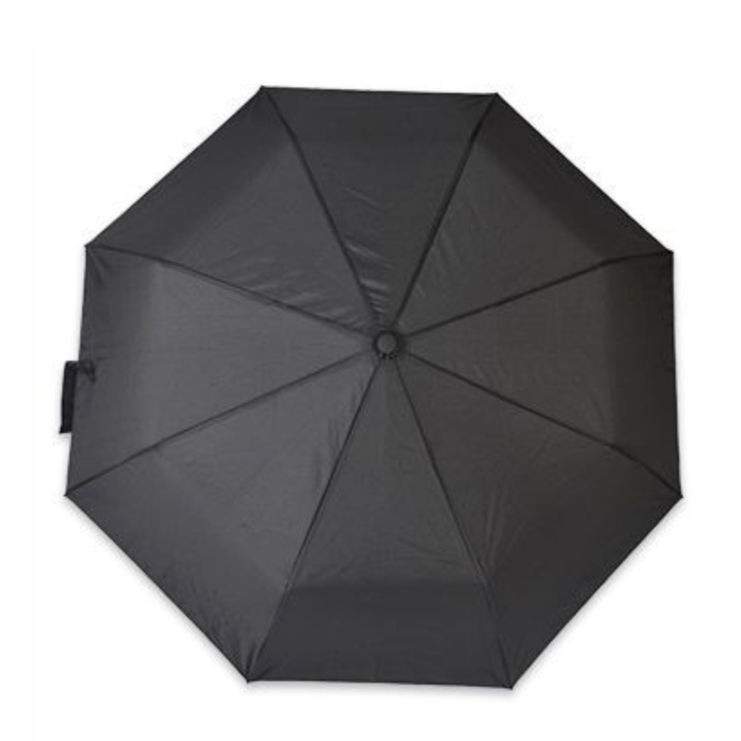 Paraguas Automático Antiviento Con Mango De Madera, 98 cm Ancho y 60 cm Alto