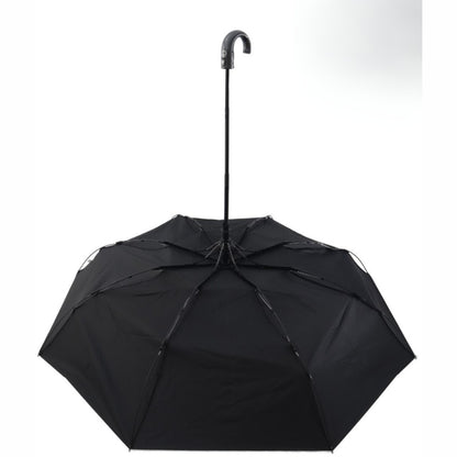 Paraguas Automático Antiviento Con Mango Curvo De 115 cm Ancho y 8 Varillas Resistentes