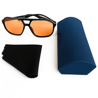 Gafas De Sol Estilo Aviador Polarizadas UV400 | Unisex | Con Estuche Y Gamuza De Regalo | Tendencia TikTok 2025