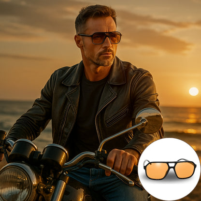 Gafas De Sol Estilo Aviador Polarizadas UV400 | Unisex | Con Estuche Y Gamuza De Regalo | Tendencia TikTok 2025