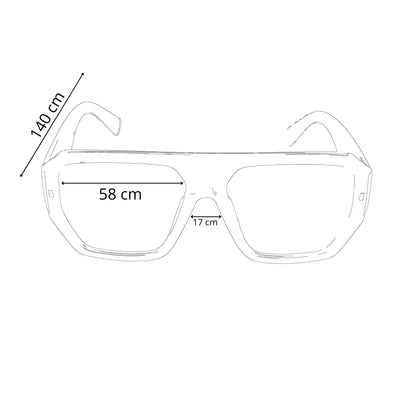 Gafas De Sol Unisex UV400 | Accesorio De Moda 2025 | Estilo TikTok | Gafas Para Hombre Y Mujer Con Funda De Regalo