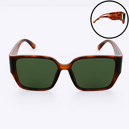 Gafas De Sol Rectangulares Unisex UV400 | Estilo Moderno Y Elegante | Accesorio De Moda Para Hombre Y Mujer Con Estuche
