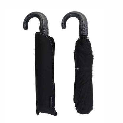 Paraguas Automático Antiviento Con Mango Curvo De 115 cm Ancho y 8 Varillas Resistentes