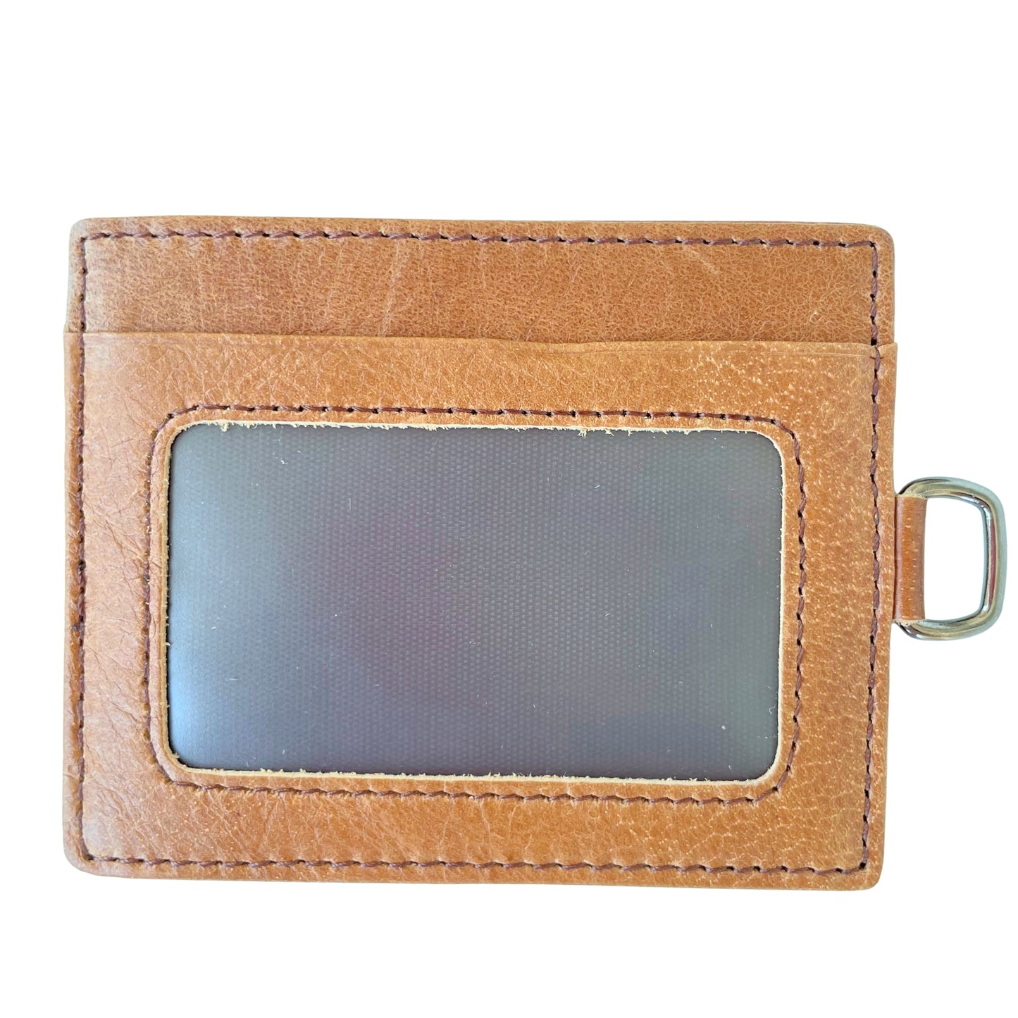 Cartera De Cuero Para Hombre Marrón Claro Con Módulo Extraíble, Bolso Pequeño 11x10cm, Diseño Elegante