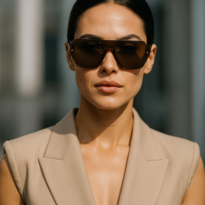 Gafas De Sol Unisex UV400 | Accesorio De Moda 2025 | Estilo TikTok | Gafas Para Hombre Y Mujer Con Funda De Regalo