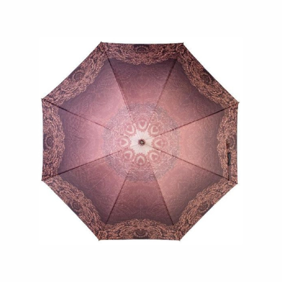 Paraguas Automático Antiviento Tipo Bastón Con Mango Antideslizante y Punta Metálica, 105 cm