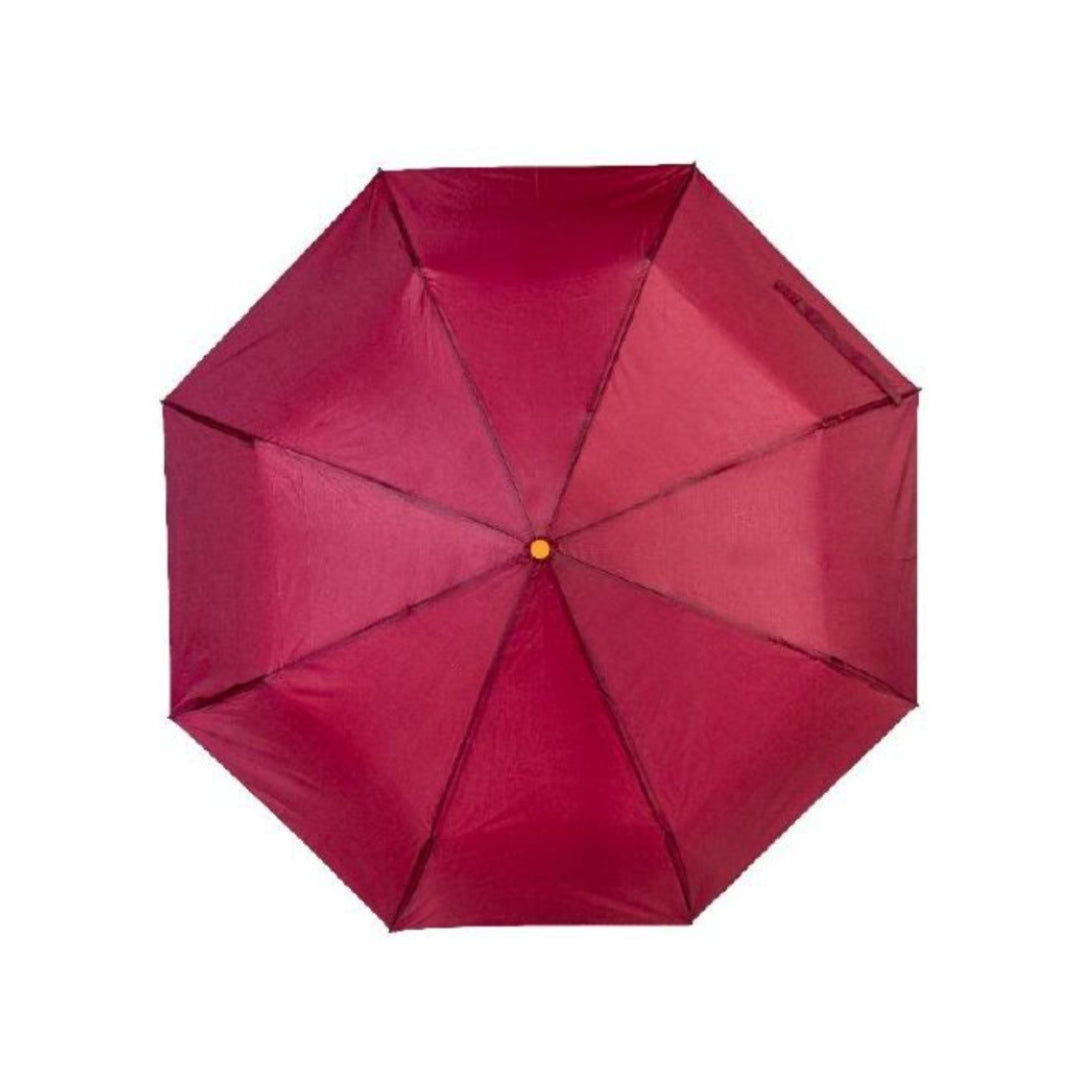 Paraguas Plegable Antiviento De Fibra Resistente Con 8 Varillas y Diseño Compacto