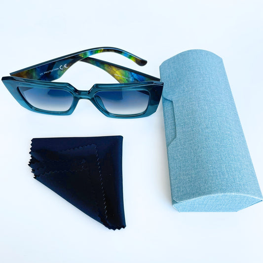 Gafas De Sol Cuadradas UV400 Cat.3 | Tendencia TikTok 2025 | Gafas Con Estuche | Estilo Bold Para Mujer