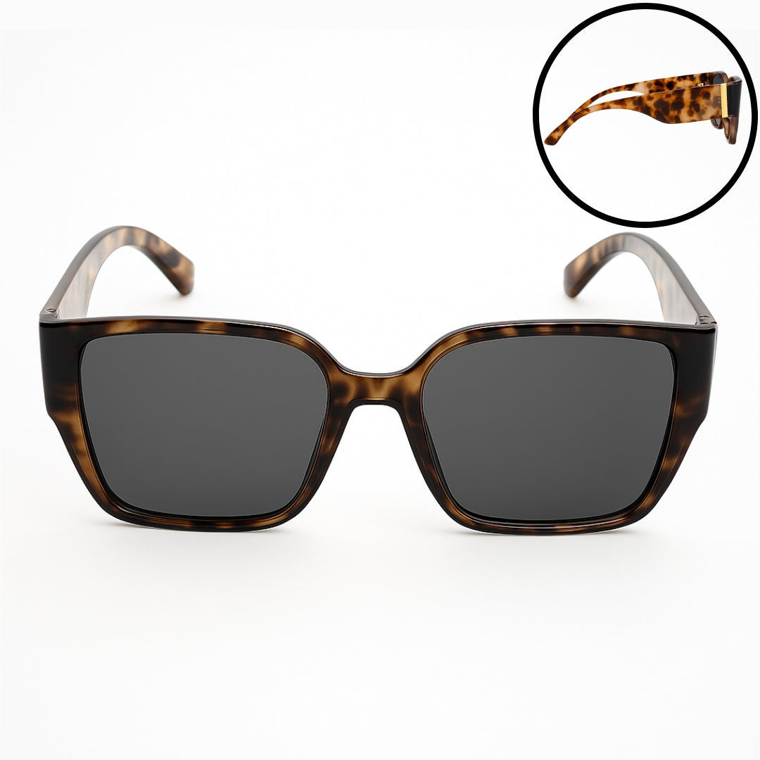 Gafas De Sol Rectangulares Unisex UV400 | Estilo Moderno Y Elegante | Accesorio De Moda Para Hombre Y Mujer Con Estuche