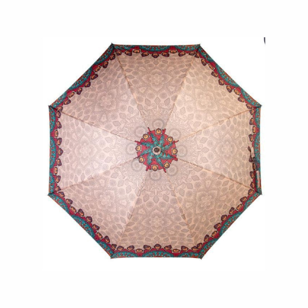 Paraguas Automático Antiviento Tipo Bastón Con Mango Antideslizante y Punta Metálica, 105 cm