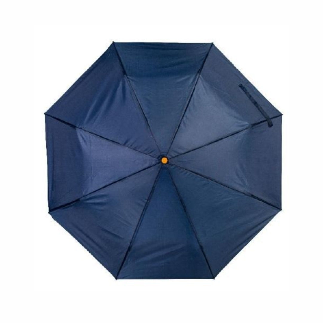 Paraguas Plegable Antiviento De Fibra Resistente Con 8 Varillas y Diseño Compacto