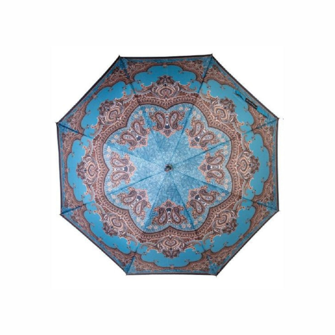 Paraguas Automático Antiviento Tipo Bastón Con Mango Antideslizante y Punta Metálica, 105 cm