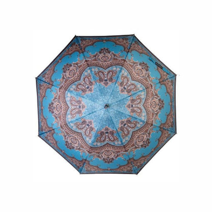 Paraguas Automático Antiviento Tipo Bastón Con Mango Antideslizante y Punta Metálica, 105 cm