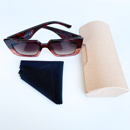 Gafas De Sol Cuadradas UV400 Cat.3 | Tendencia TikTok 2025 | Gafas Con Estuche | Estilo Bold Para Mujer