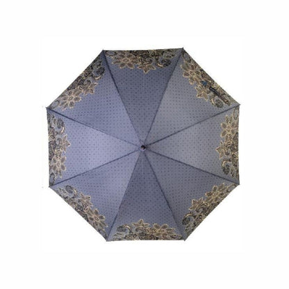 Paraguas Automático Antiviento Tipo Bastón Con Mango Antideslizante y Punta Metálica, 105 cm