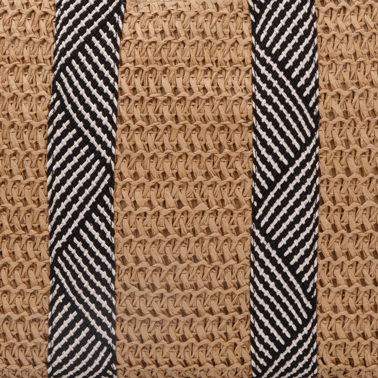 Bolso De Playa Grande De Paja Mujer Verano Estilo Natural Tejido A Mano Asa Ancha Elegante Para Vacaciones