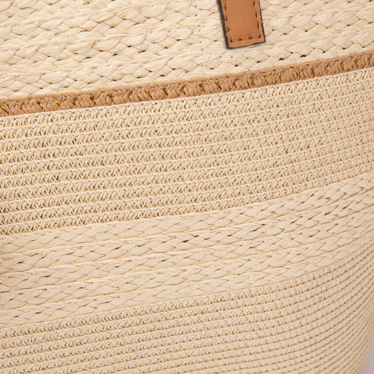 Bolso De Playa De Paja Grande Con Flecos – Estilo Natural, Ligero Y Elegante Para Verano, Viajes Y Paseo