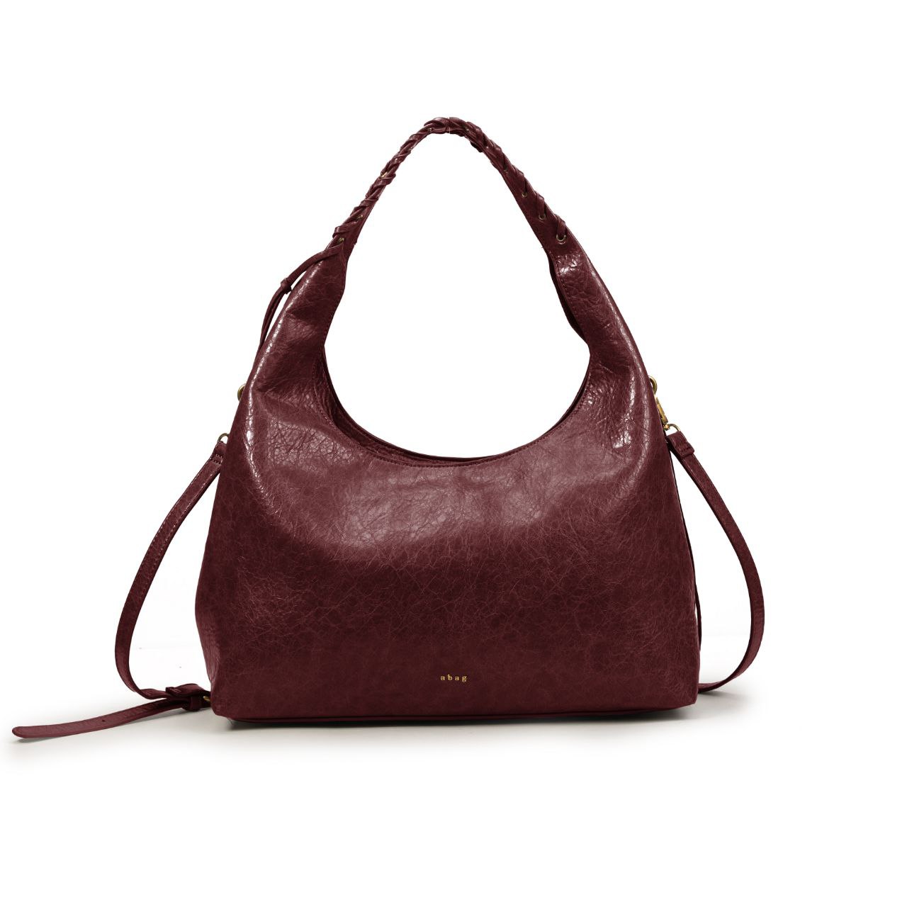 Bolso De Moda Tipo Hobo Con Asa Trenzada Para Mujer Elegante | Bolso Grande De PU Estilo Casual
