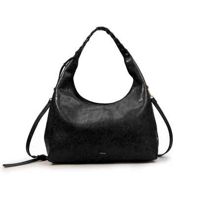 Bolso De Moda Tipo Hobo Con Asa Trenzada Para Mujer Elegante | Bolso Grande De PU Estilo Casual