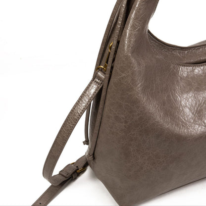 Bolso De Moda Tipo Hobo Con Asa Trenzada Para Mujer Elegante | Bolso Grande De PU Estilo Casual