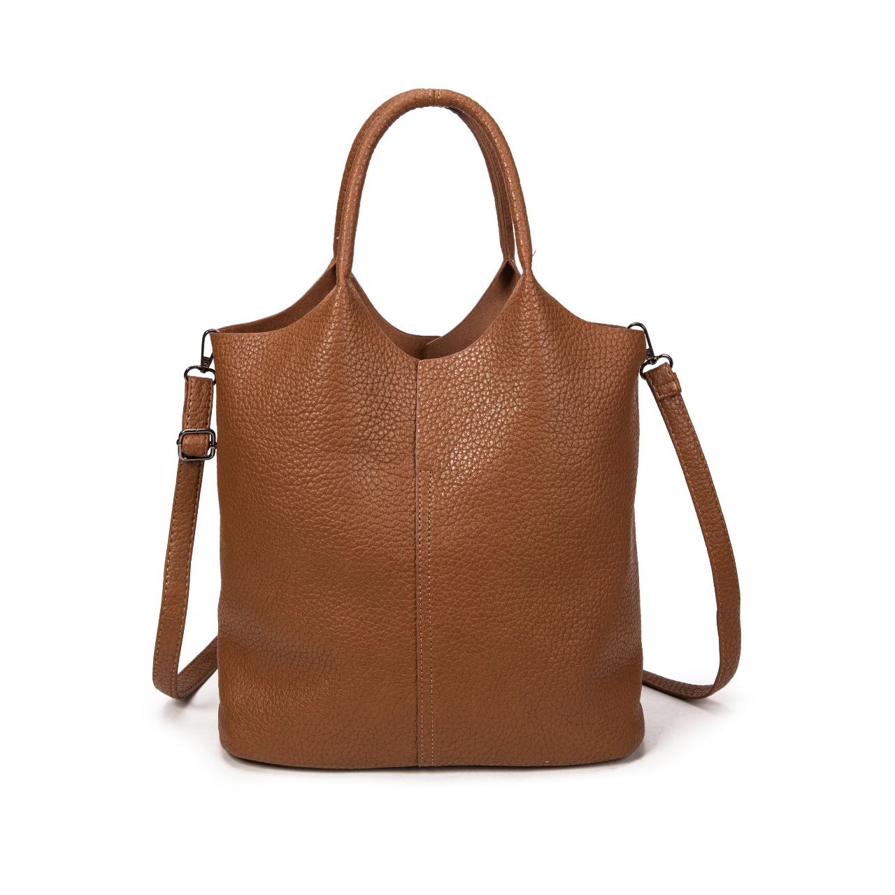 Bolso De Moda Mujer Tipo Tote Con Neceser Interior | Bolso Grande Casual De Eco-Cuero Elegante