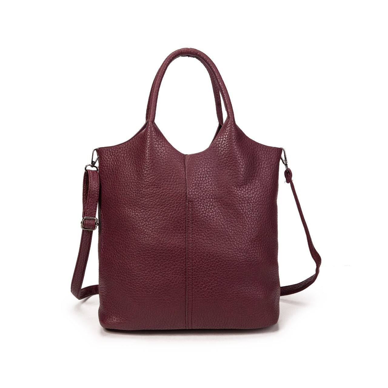 Bolso De Moda Mujer Tipo Tote Con Neceser Interior | Bolso Grande Casual De Eco-Cuero Elegante