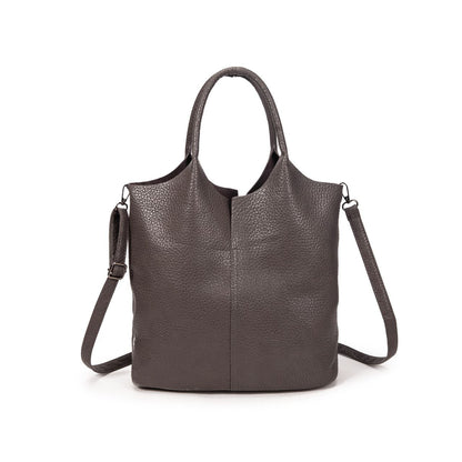 Bolso De Moda Mujer Tipo Tote Con Neceser Interior | Bolso Grande Casual De Eco-Cuero Elegante