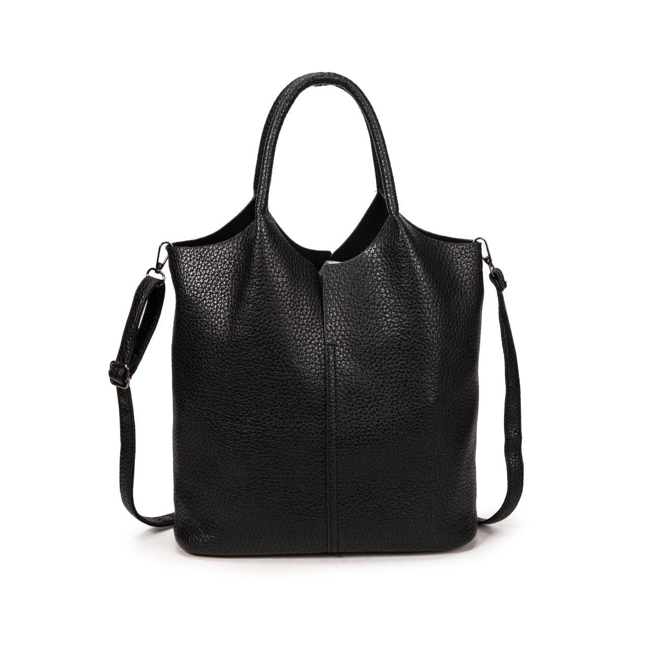 Bolso De Moda Mujer Tipo Tote Con Neceser Interior | Bolso Grande Casual De Eco-Cuero Elegante