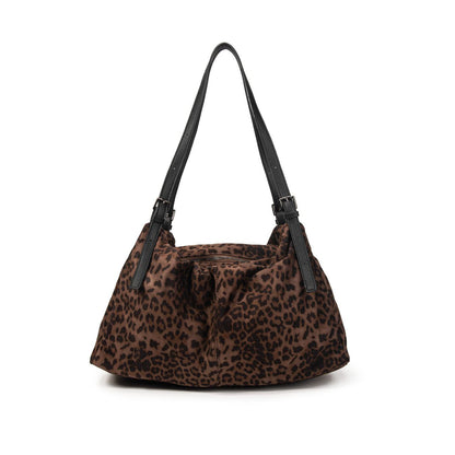 Bolso De Moda Animal Print Tipo Hobo Con Asas Largas | Bolso Grande Mujer Estilo Casual Chic