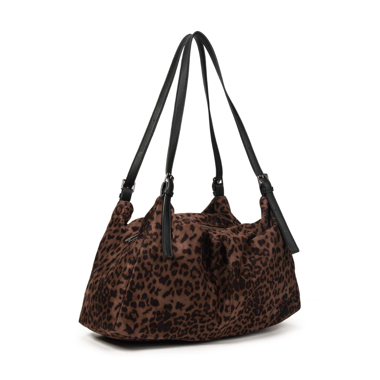 Bolso De Moda Animal Print Tipo Hobo Con Asas Largas | Bolso Grande Mujer Estilo Casual Chic