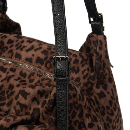 Bolso De Moda Animal Print Tipo Hobo Con Asas Largas | Bolso Grande Mujer Estilo Casual Chic