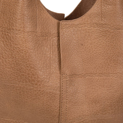 Bolso Mujer De Moda De Eco Cuero 32x30x12cm Con Asa Y Bandolera | Tote Elegante, Cartera De Cuero Para Diario