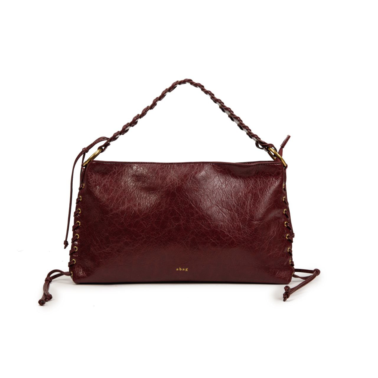 Bolso Mujer De Moda De Eco Cuero Con Asa Trenzada 38x21x5cm | Cartera Elegante Para Fiesta y Diario