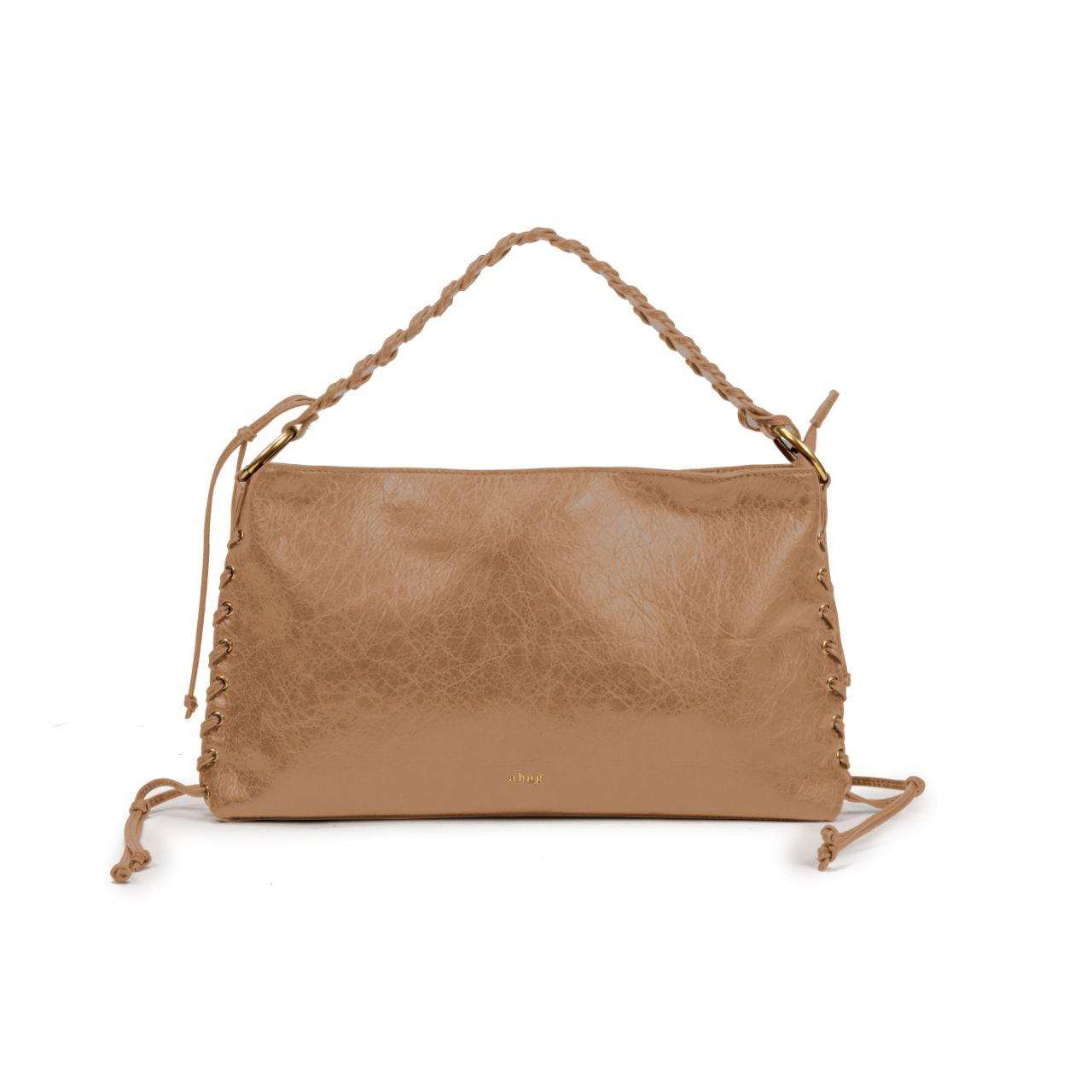 Bolso Mujer De Moda De Eco Cuero Con Asa Trenzada 38x21x5cm | Cartera Elegante Para Fiesta y Diario