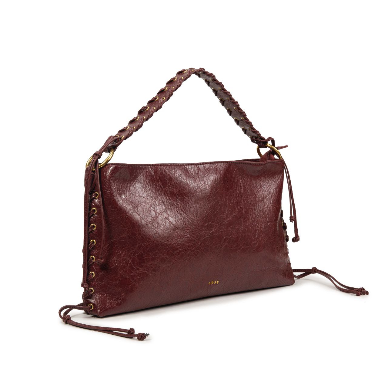 Bolso Mujer De Moda De Eco Cuero Con Asa Trenzada 38x21x5cm | Cartera Elegante Para Fiesta y Diario