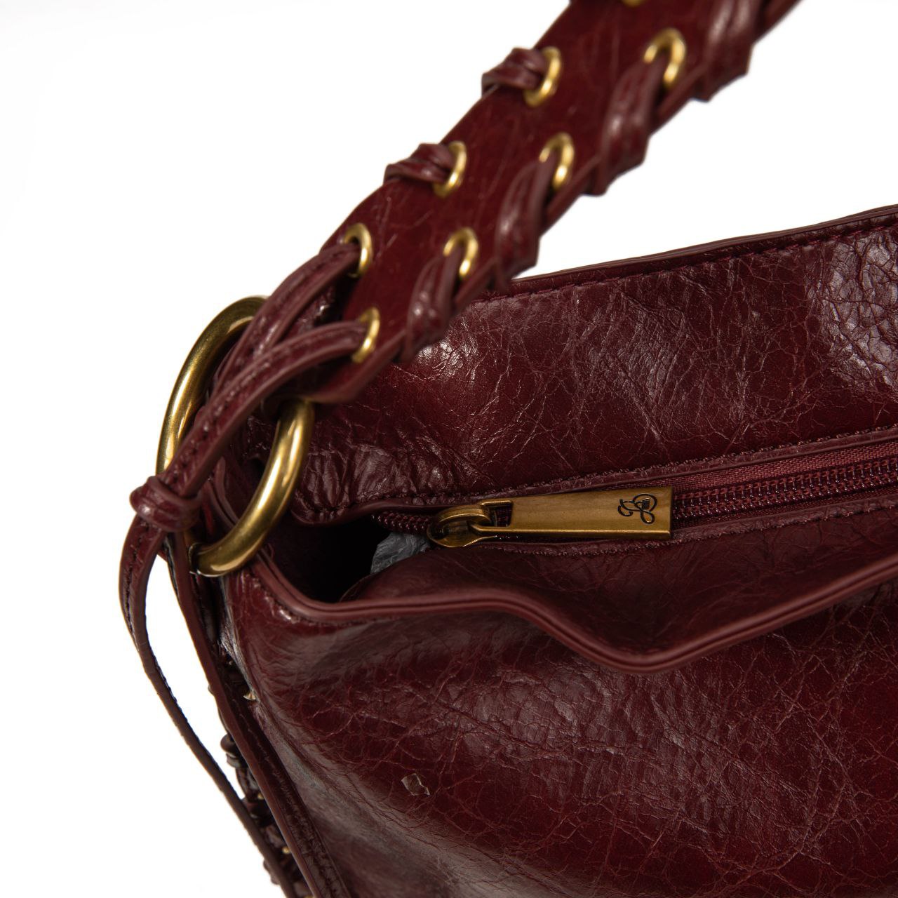 Bolso Mujer De Moda De Eco Cuero Con Asa Trenzada 38x21x5cm | Cartera Elegante Para Fiesta y Diario