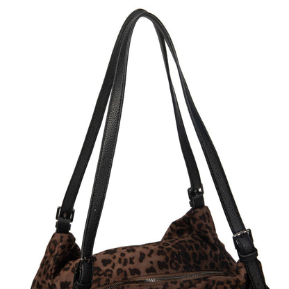 Bolso Mujer Animal Print Leopardo 42x23x14cm | Bolso De Hombro Elegante y Espacioso Para Diario