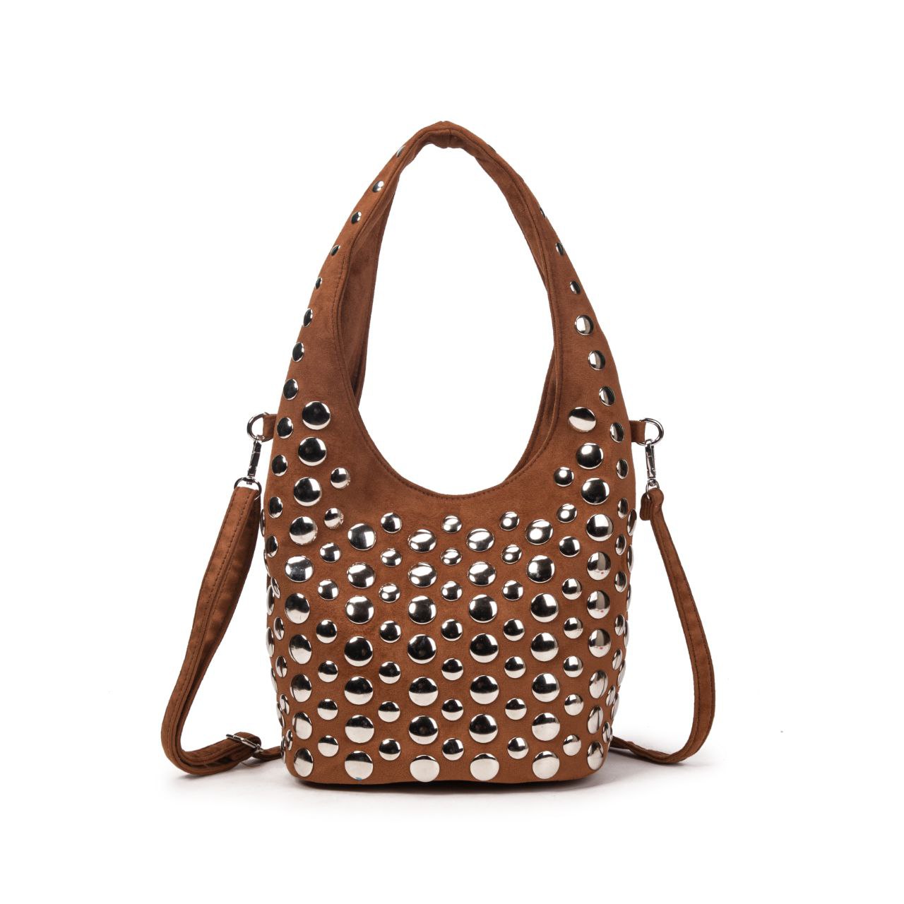 Bolso Mujer De Moda Con Tachuelas Grandes, Bolso Elegante Y Cómodo Para El Día A Día 29x21x16cm