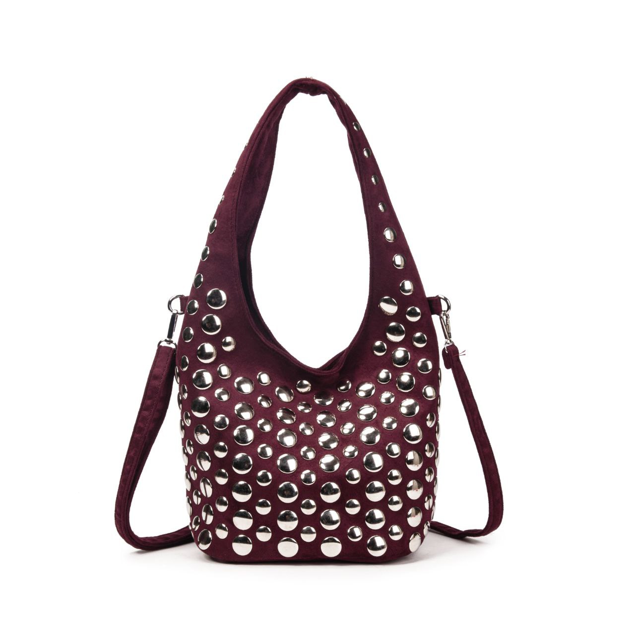 Bolso Mujer De Moda Con Tachuelas Grandes, Bolso Elegante Y Cómodo Para El Día A Día 29x21x16cm