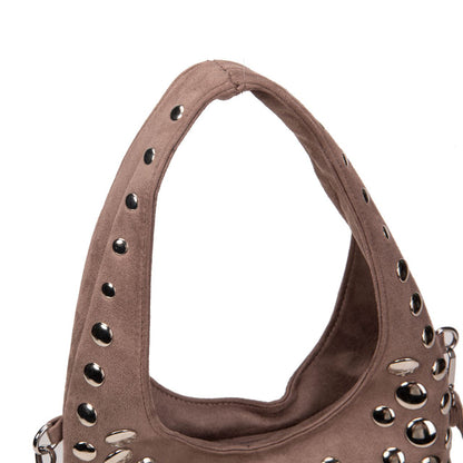 Bolso Mujer De Moda Con Tachuelas Grandes, Bolso Elegante Y Cómodo Para El Día A Día 29x21x16cm