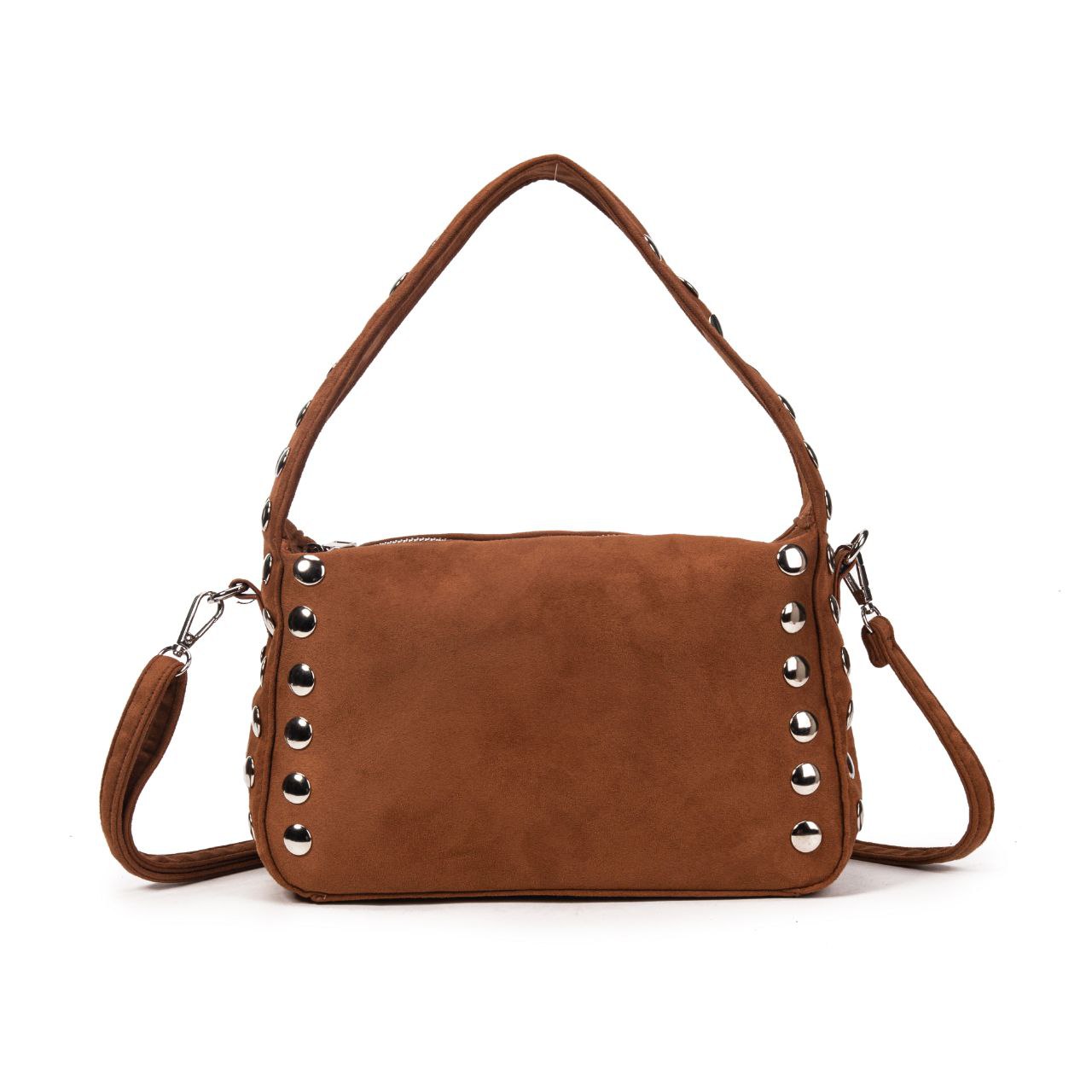 Bolso Mujer De Moda Con Tachuelas Laterales, Bolso Pequeño Elegante Y Práctico Para Uso Diario 28x16x10cm